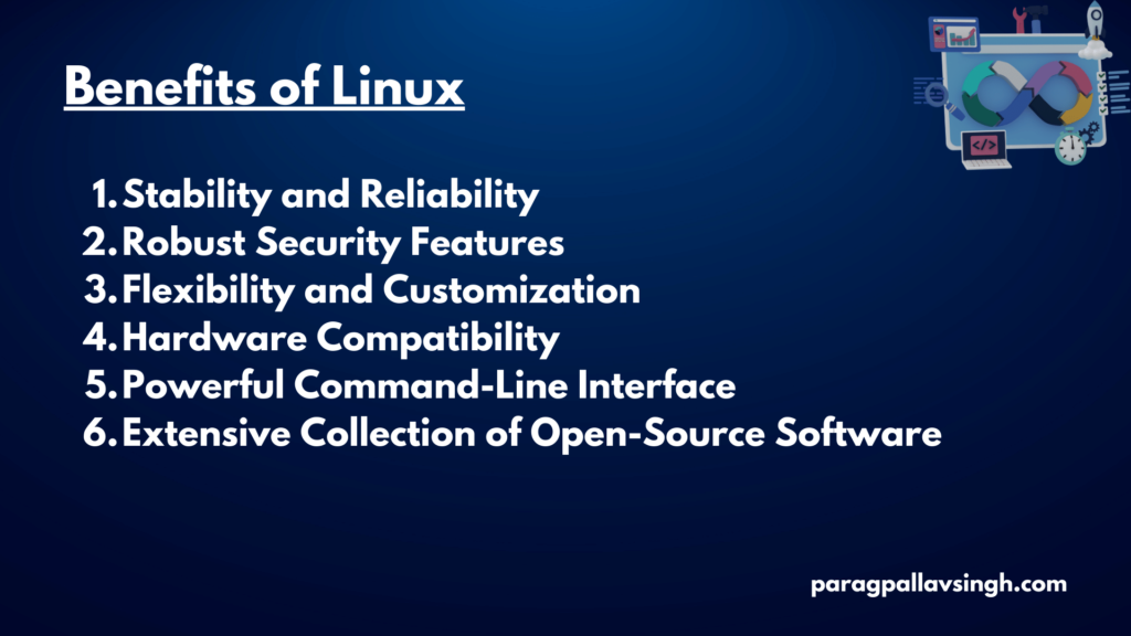 top benefits of linux programming language